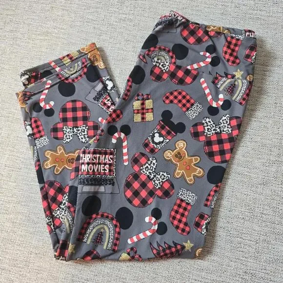 Lost Princes Apparel DISNEY christmas Leggings - Picture 2 of 5